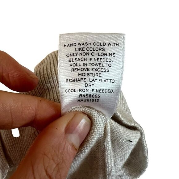 3 for $30! Halogen cream cardigan. Size medium - Picture 8 of 9